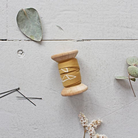 Atelier Brunette Bye Bye Birdie Ochre Bias Tape