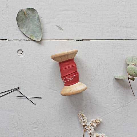 Atelier Brunette Bye Bye Birdie Terracotta Bias Tape