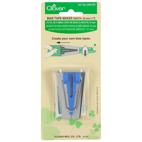 Clover Bias Tape Maker (Width: 25mm)