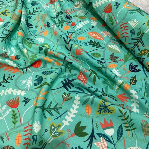 Circle Line Rayons by Rachel Parker for Dashwood Studio: Seasons Green