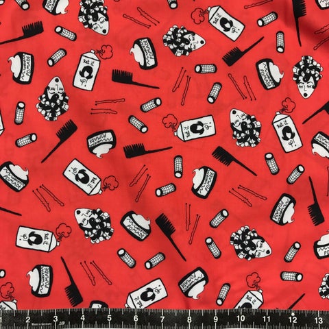 Robert Kaufman: Build A Bouffant - Lipstick