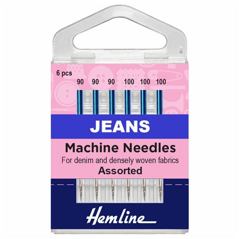 Hemline Jeans Machine Needles: Heavy Mixed