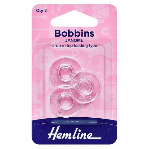 Hemline Plastic Bobbin: Janome/New Home