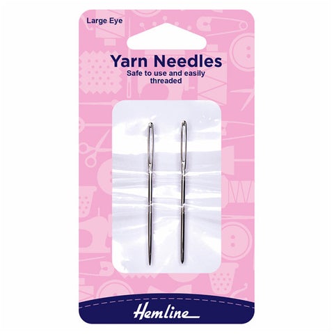 Hemline Wool & Yarn Needles: Metal: 2pcs