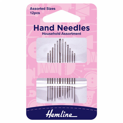 Hemline Household Assorted Needles - 12pcs
