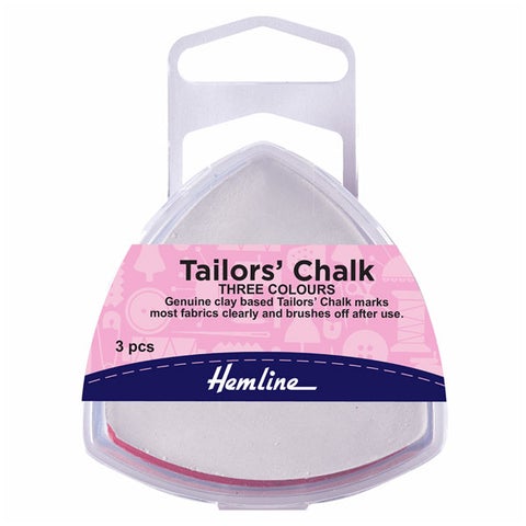 Hemline Tailors Chalk Triangle - 3pk