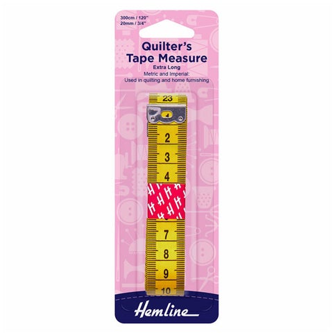 Hemline Tape Measure: Extra Long - 300cm