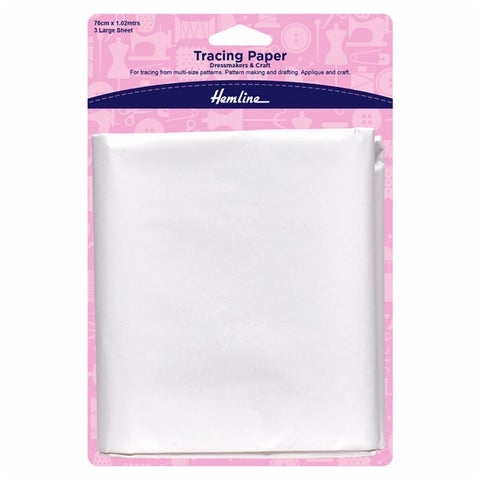 Hemline Tracing Paper: Plain - 76 x 102cm