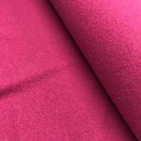 Cerise 100% Boiled Wool