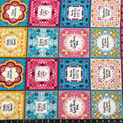 Blend Fabrics: Inspirit - Inspire Blue