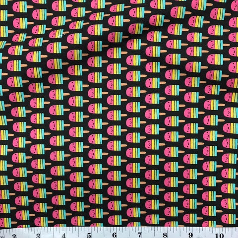 Robert Kaufman: Suzy's Minis 2 - Black Ice Lollies