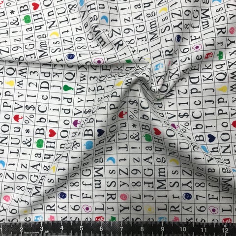 Windham Fabrics: Word Play - White Squares