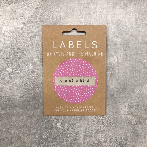 Kylie and the Machine: "One Of A Kind" Woven Labels - Pack of 10
