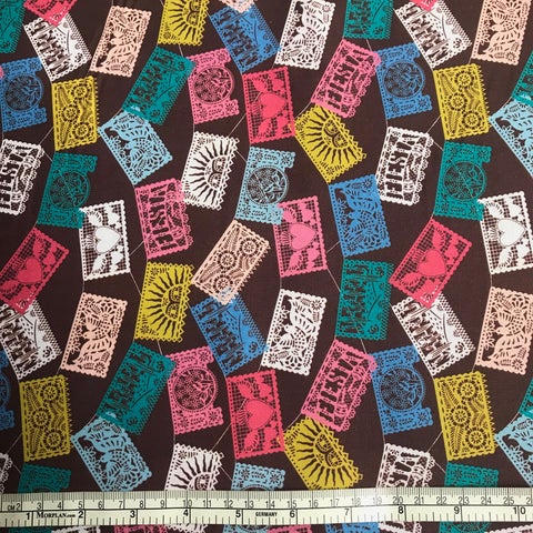 Blend Fabrics: Fiesta - Banderas Brown