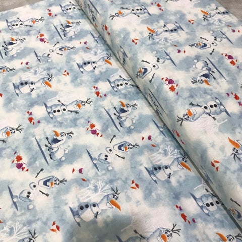 Craft Cotton Company: Frozen 2 - Olaf Watercolour