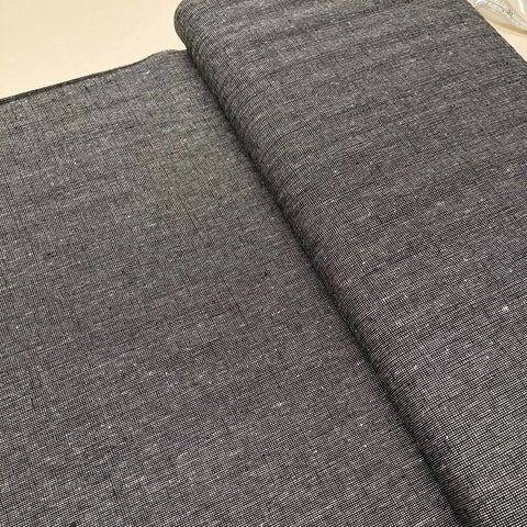 Robert Kaufman: Essex Yarn Dyed Homespun Linen/Cotton Blend - Pepper