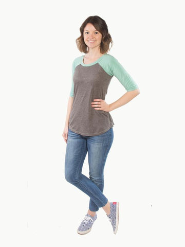 Hey June Handmade: The Lane Raglan Sewing Pattern (PDF Only)