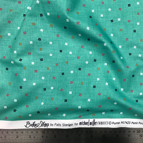 Michael Miller: Main Street Bake Shop - Petit Fours (Green)