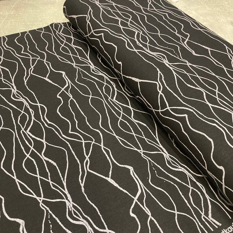 Robert Kaufman Quarry Trail Cotton/Linen - Black