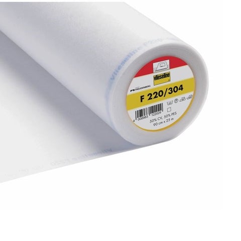 Vlieseline Iron On Interfacing (Medium) 90cm Wide (White)