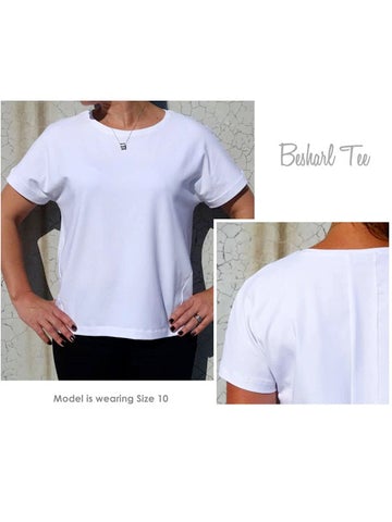 Style Arc: Besharl Knit Tee Sewing Pattern