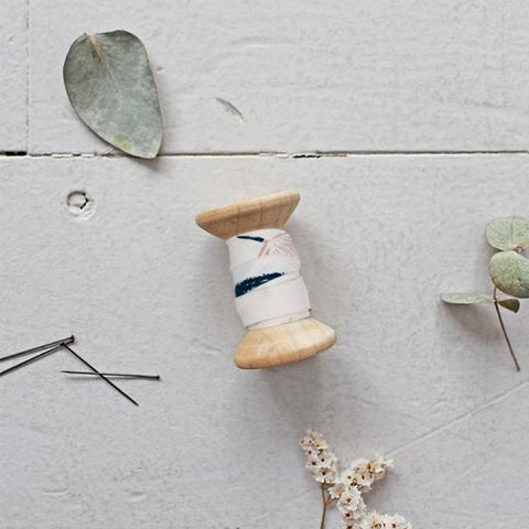 Atelier Brunette Palmetto Off White Bias Tape