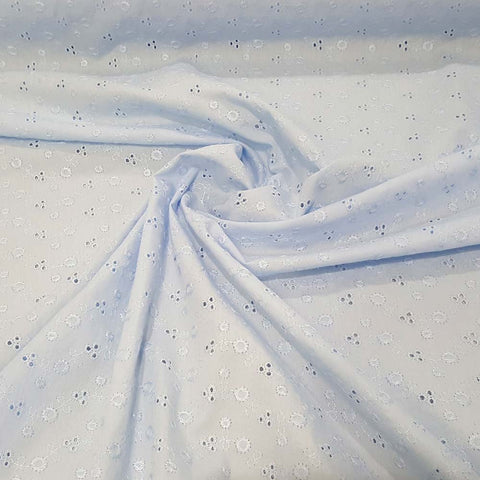 Blue Broderie Anglaise