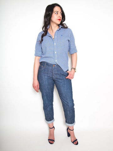 Closet Core Patterns: Morgan Boyfriend Jeans Sewing Pattern