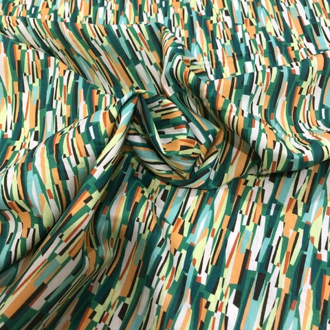 Dashwood Studio Kaleidoscope Ace Lawn - Green Abstract