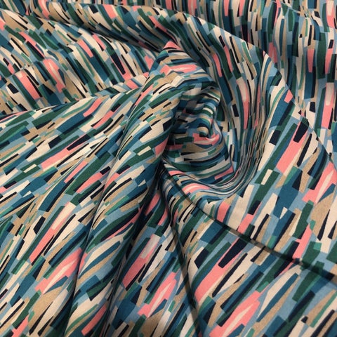 Dashwood Studio Kaleidoscope Ace Lawn - Blue Abstract