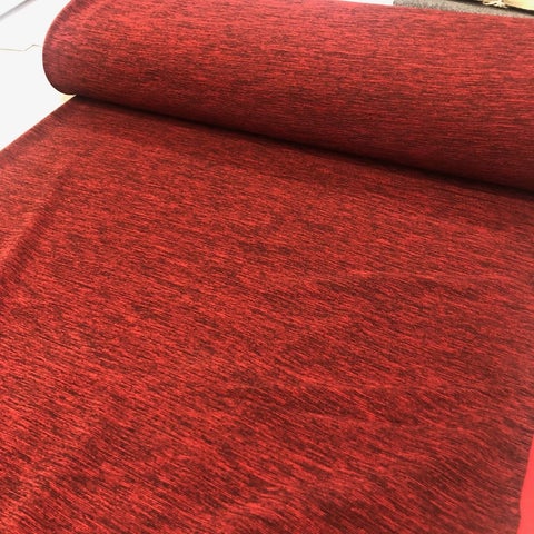 Red & Black Marled Ponte Roma