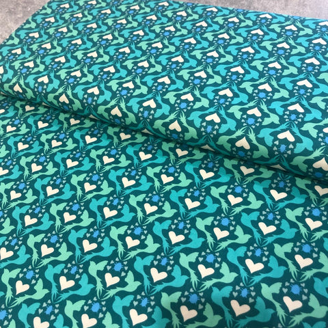 Windham Fabrics: Eden Collection - Dovelove Teal