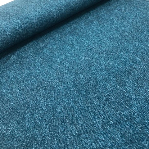 French Terry GOTS Digital Jeans Petrol